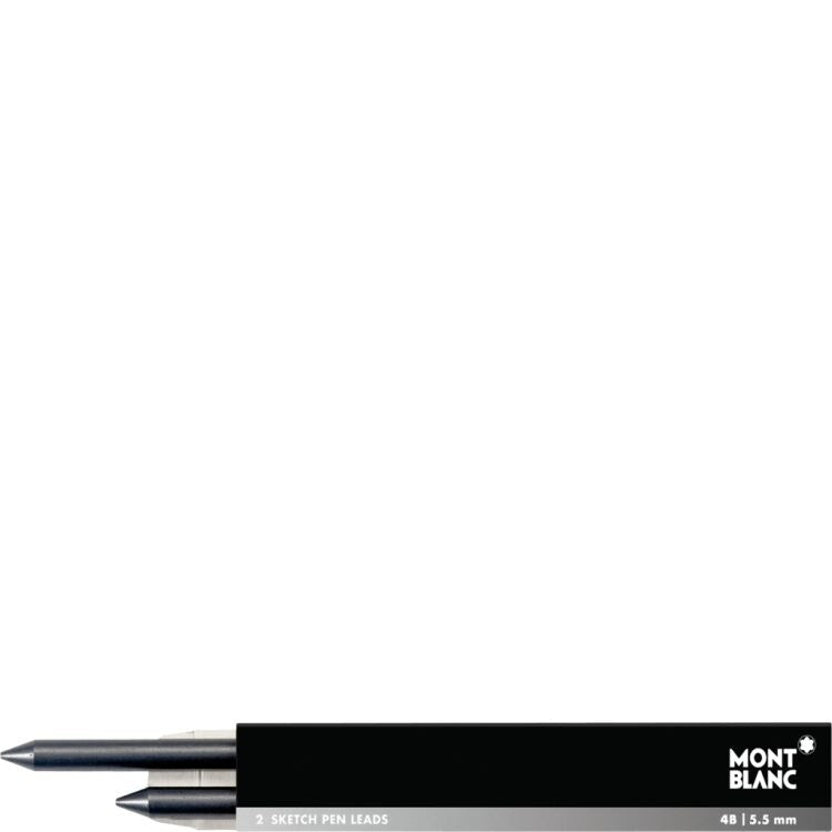 Mines pour portemineMontblancMines Sketch Pen Leonardo, 4B, 5,5mm, vendues par 2