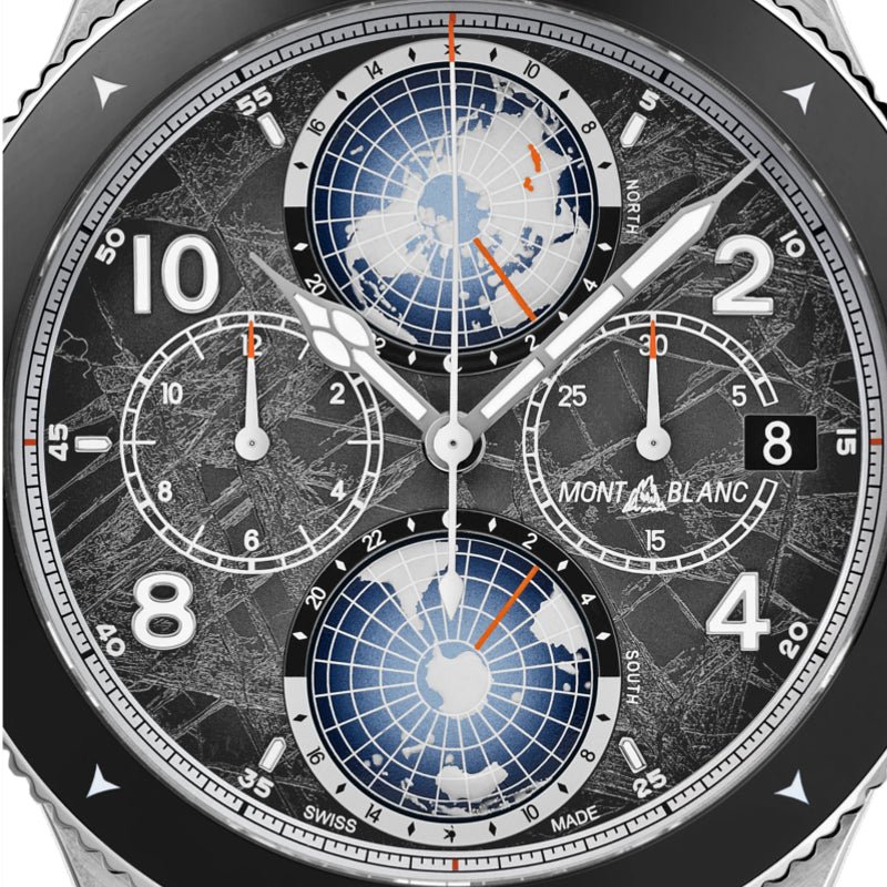 MontreMontblancMontre Montblanc 1858 Geosphere Chronograph 0 Oxygen The 8000 Limited Edition - 290 pièces
