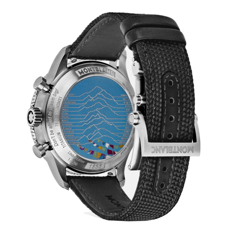 MontreMontblancMontre Montblanc 1858 Geosphere Chronograph 0 Oxygen The 8000 Limited Edition - 290 pièces