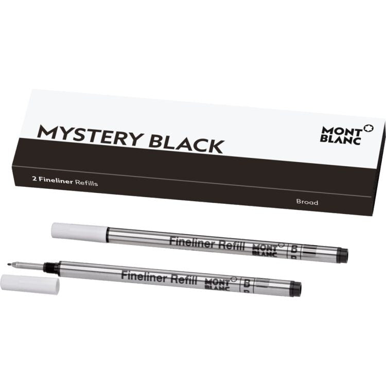 Recharge pour feutre finMontblanc2 Recharges pour Feutre Fin (B) Montblanc Mystery Black
