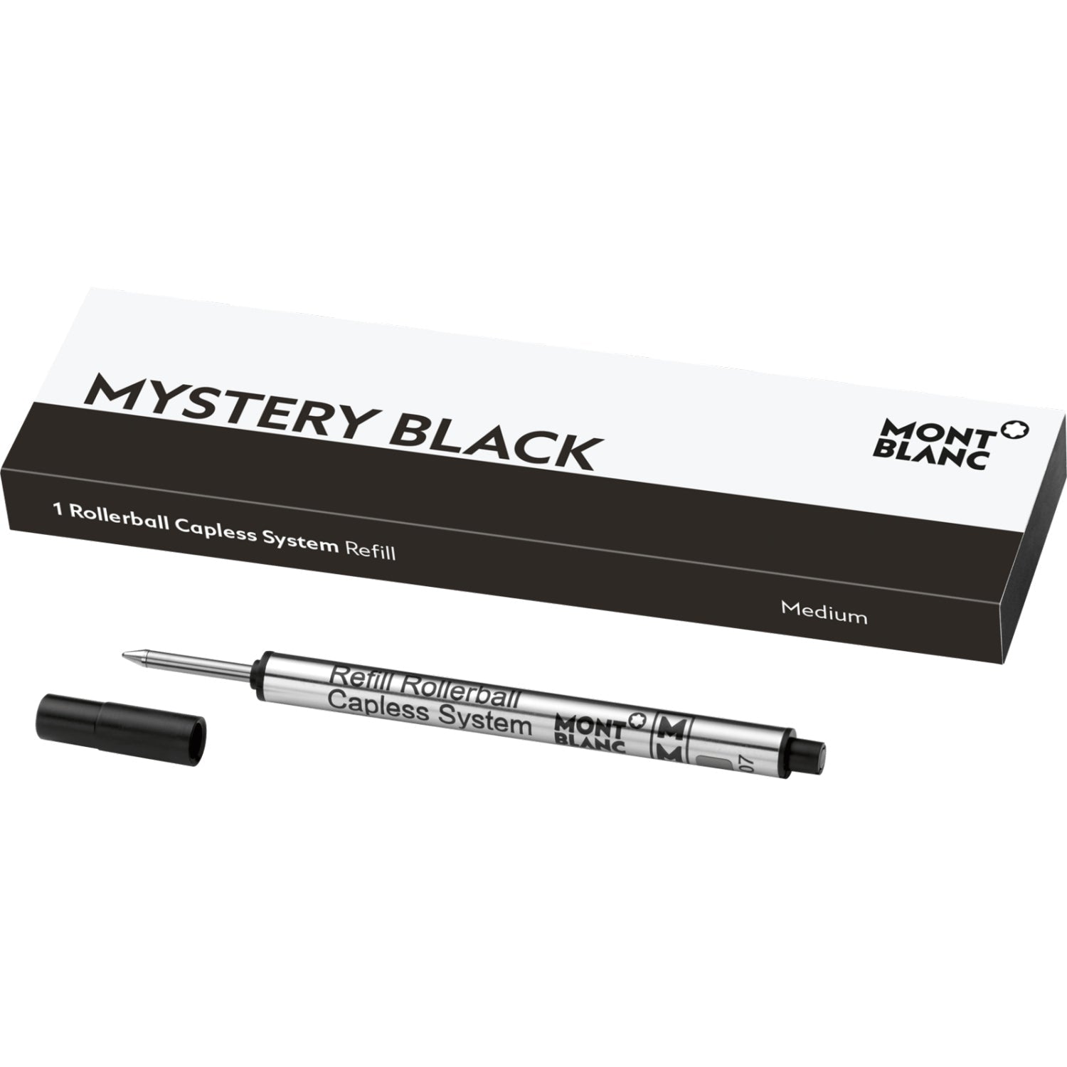 Recharge rollerballMontblanc1 recharge pour Rollerball sans Capuchon (M) Montblanc Mystery Black