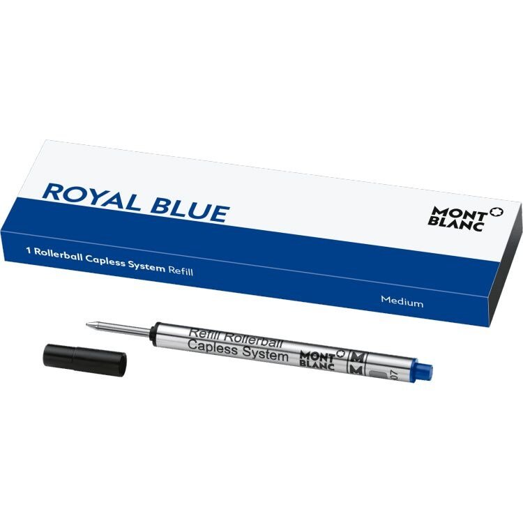 Recharge rollerballMontblanc1 recharge pour rollerball sans capuchon (M) Montblanc , Royal Blue
