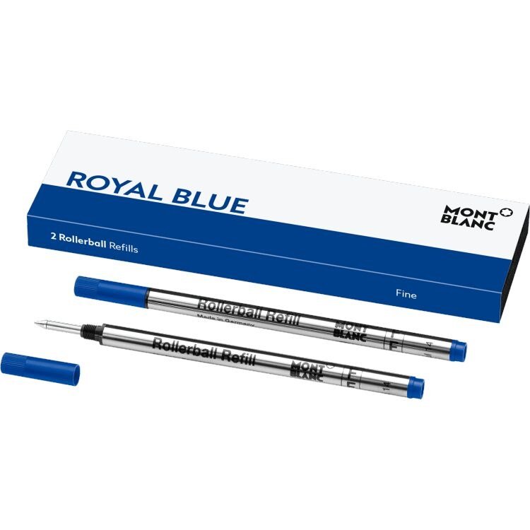 Recharge rollerballMontblanc2 recharges de rollerball (F) Montblanc , Royal Blue