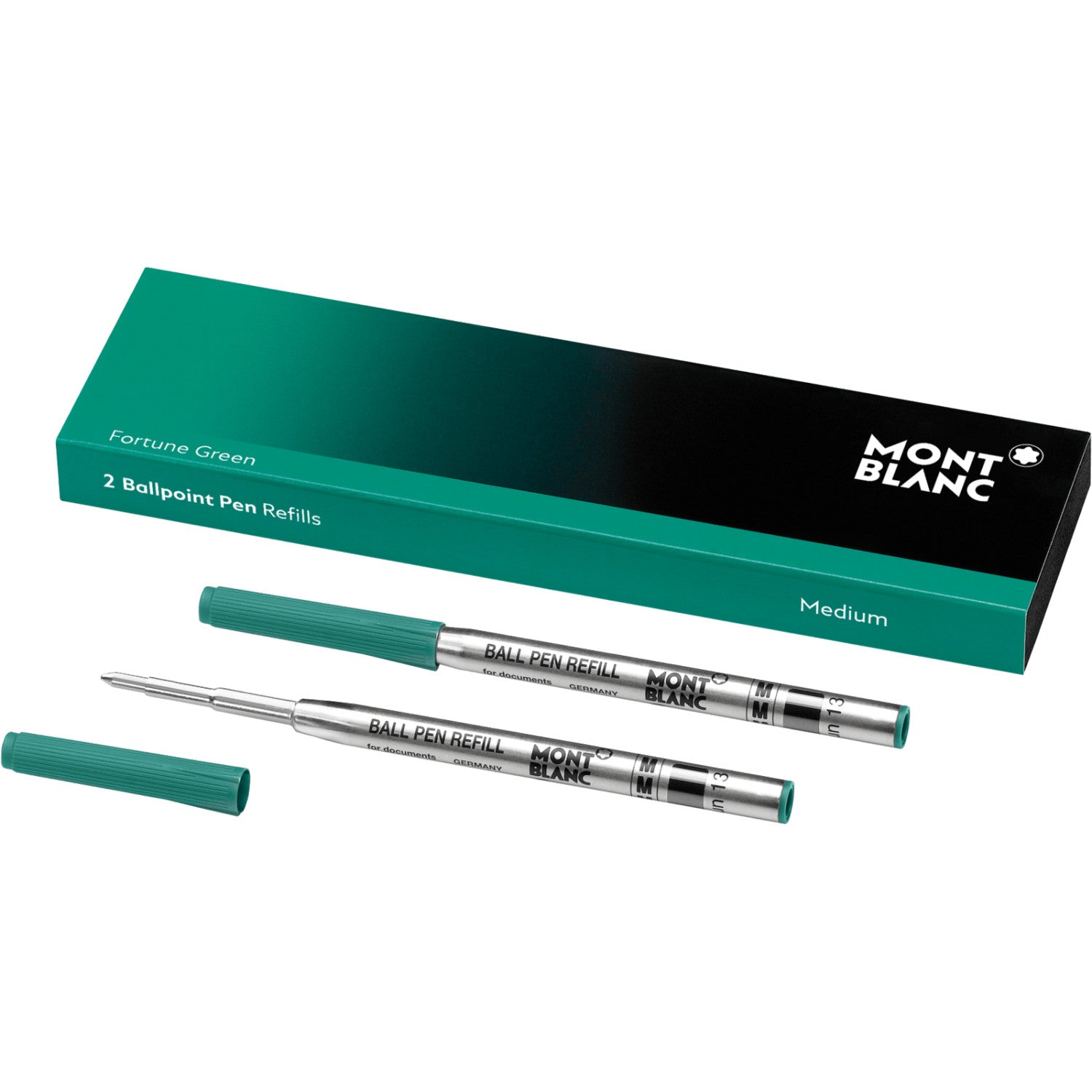 Recharge stylo billeMontblanc2 recharges de stylo bille (M) Fortune Green
