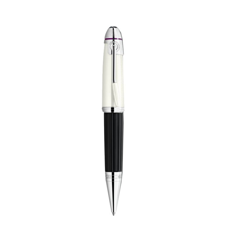Stylo à Bille Montblanc S-Line #2938 D'occasion - Encre Noire, Corps Métal, Fabriqué En Allemagne