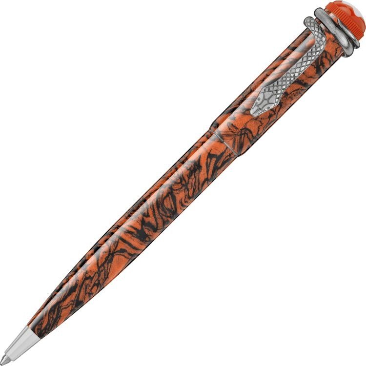 Stylo billeMontblancStylo bille Montblanc Heritage Rouge et Noir Serpent Marble Special Edition