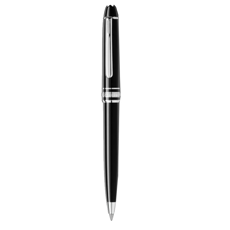 Stylo à Bille Montblanc S-Line #2938 D'occasion - Encre Noire, Corps Métal, Fabriqué En Allemagne
