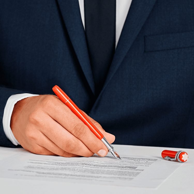Stylo plumeMontblancStylo plume Montblanc Heritage Collection Rouge et Noir Special Edition Corail