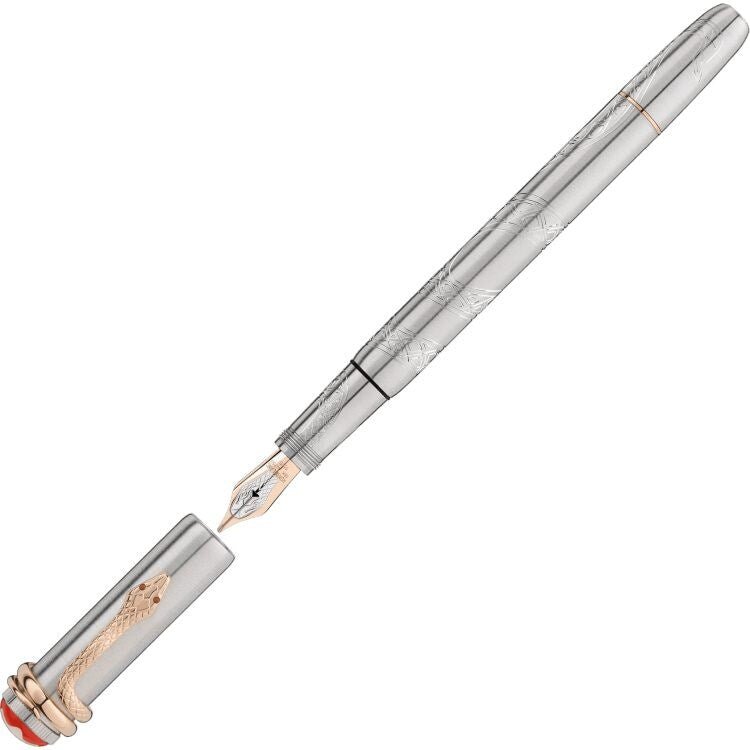 Stylo plumeMontblancStylo plume Montblanc Heritage rouge et noir Solitaire Serpent Limited Edition 1906