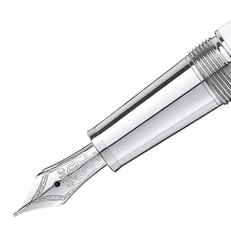 Stylo plumeMontblancStylo plume Montblanc Meisterstück White Solitaire Classique