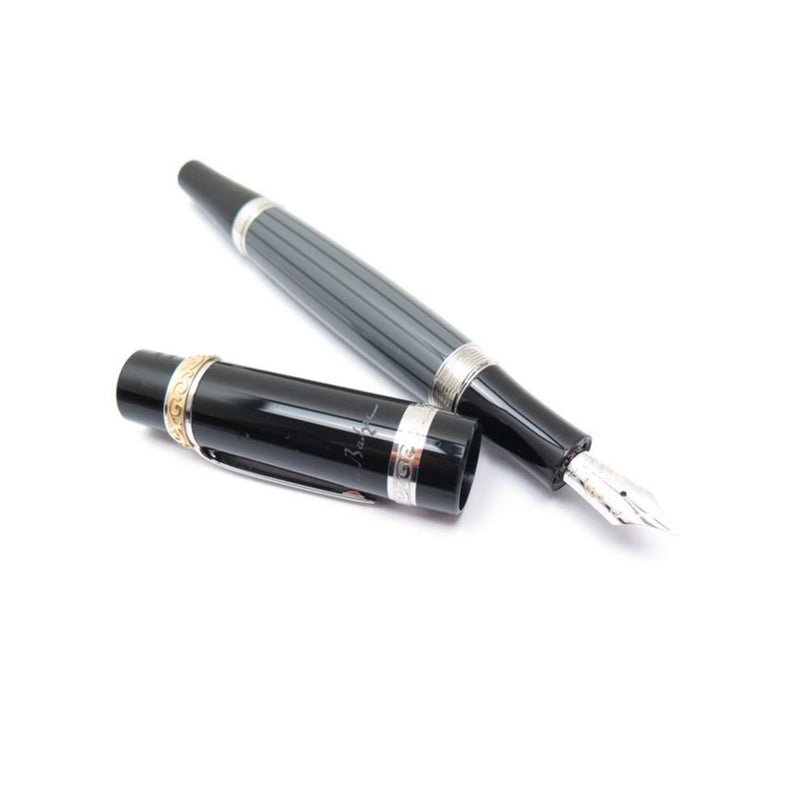 Stylo plumeMontblancStylo plume Montblanc Writers Edition Honoré De Balzac Black Resin Fountain Pen