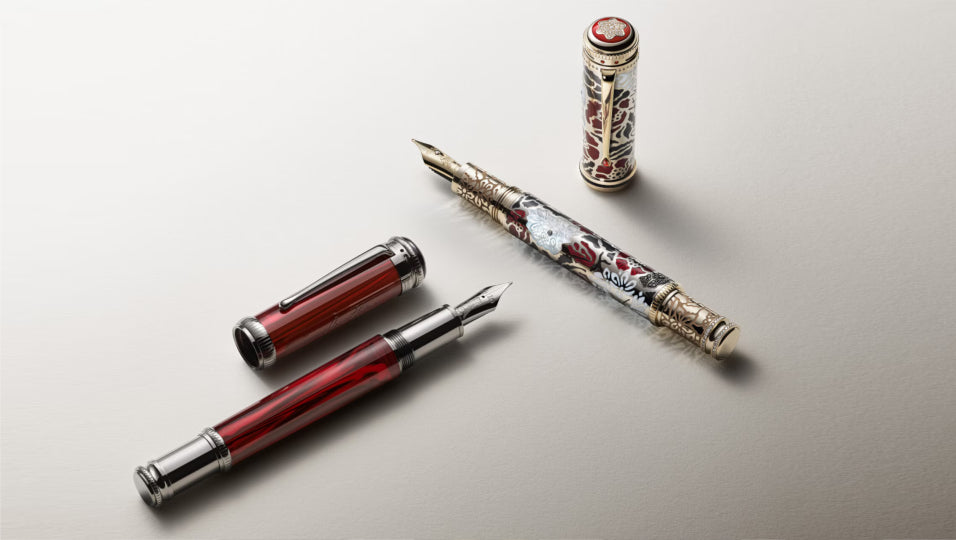 Montblanc ballpoint pen Meisterstück x Olympic Heritage Chamonix 1924