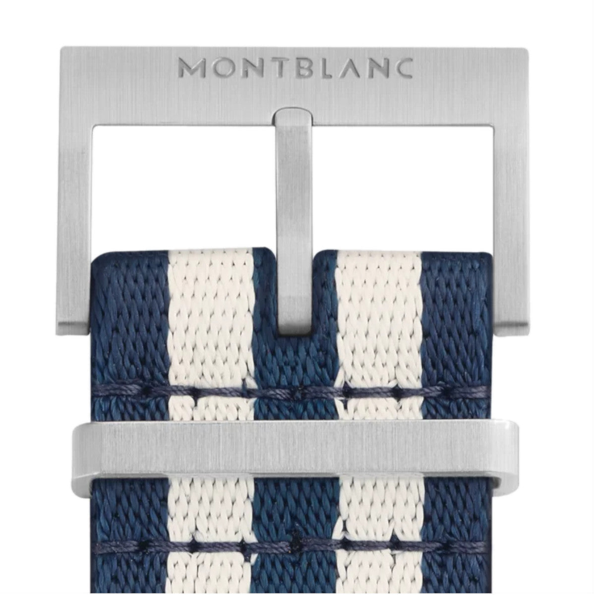 Bracelet Montblanc  en nylon bleu et blanc