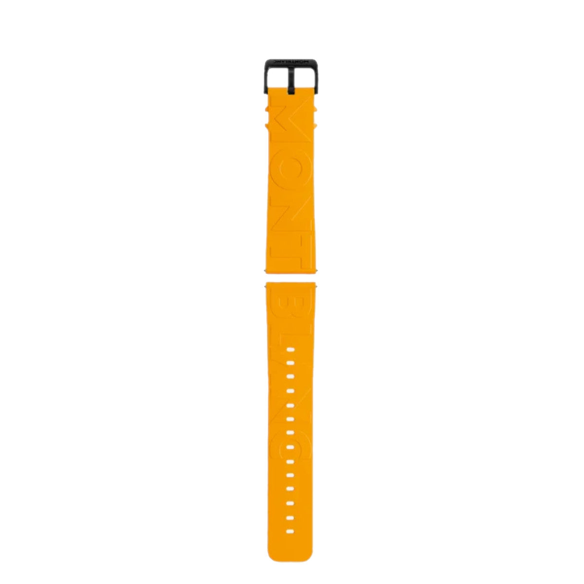 Bracelet  caoutchouc jaune avec logo