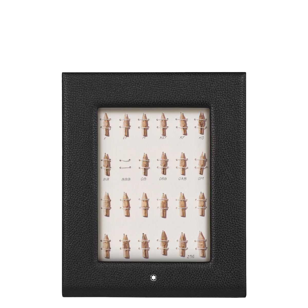 Montblanc Vertical Black Grained Photo Frame 