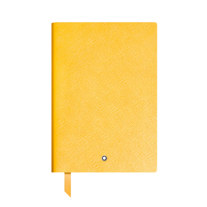 Medium-sized leather Montblanc notebook Sartorial, lined pages 
