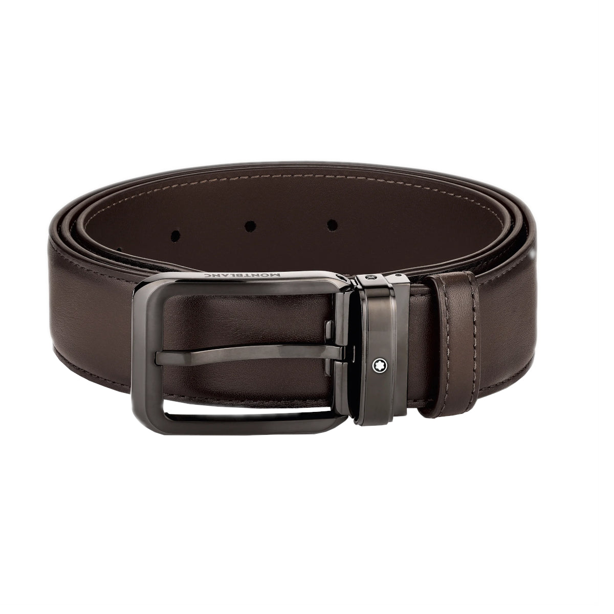 Ceinture En Cuir Marron dégradé 35mm