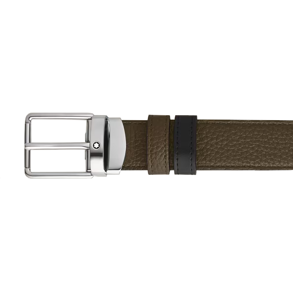 Reversible Montblanc 30 mm Everyday buckle belt in leather 