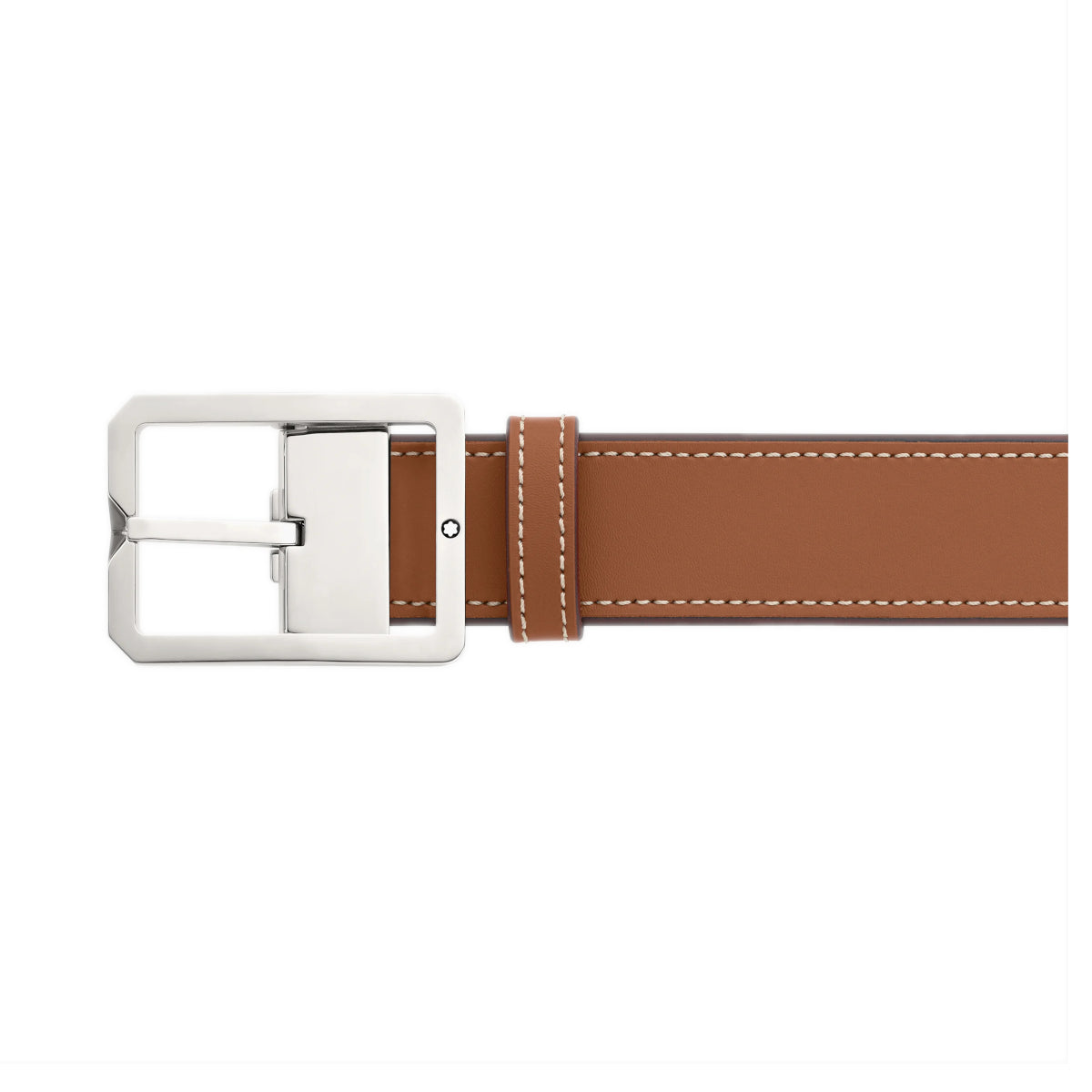 Ceinture Réversible De 35 Mm En Cuir Naturel/Gris