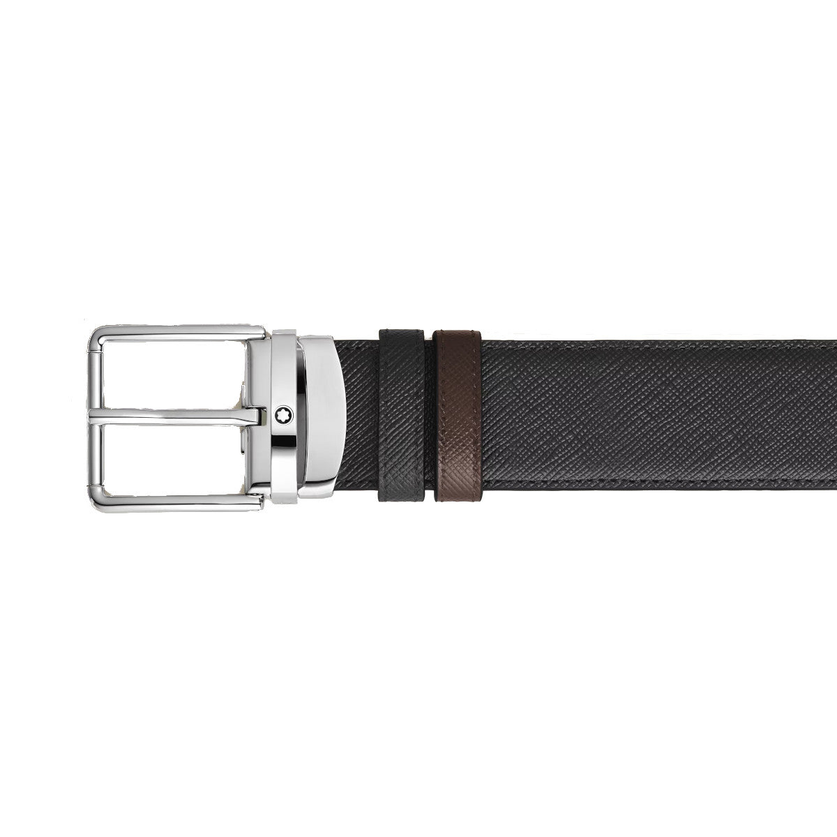 Montblanc Everyday Reversible 35 mm Belt in Black Sartorial Leather 