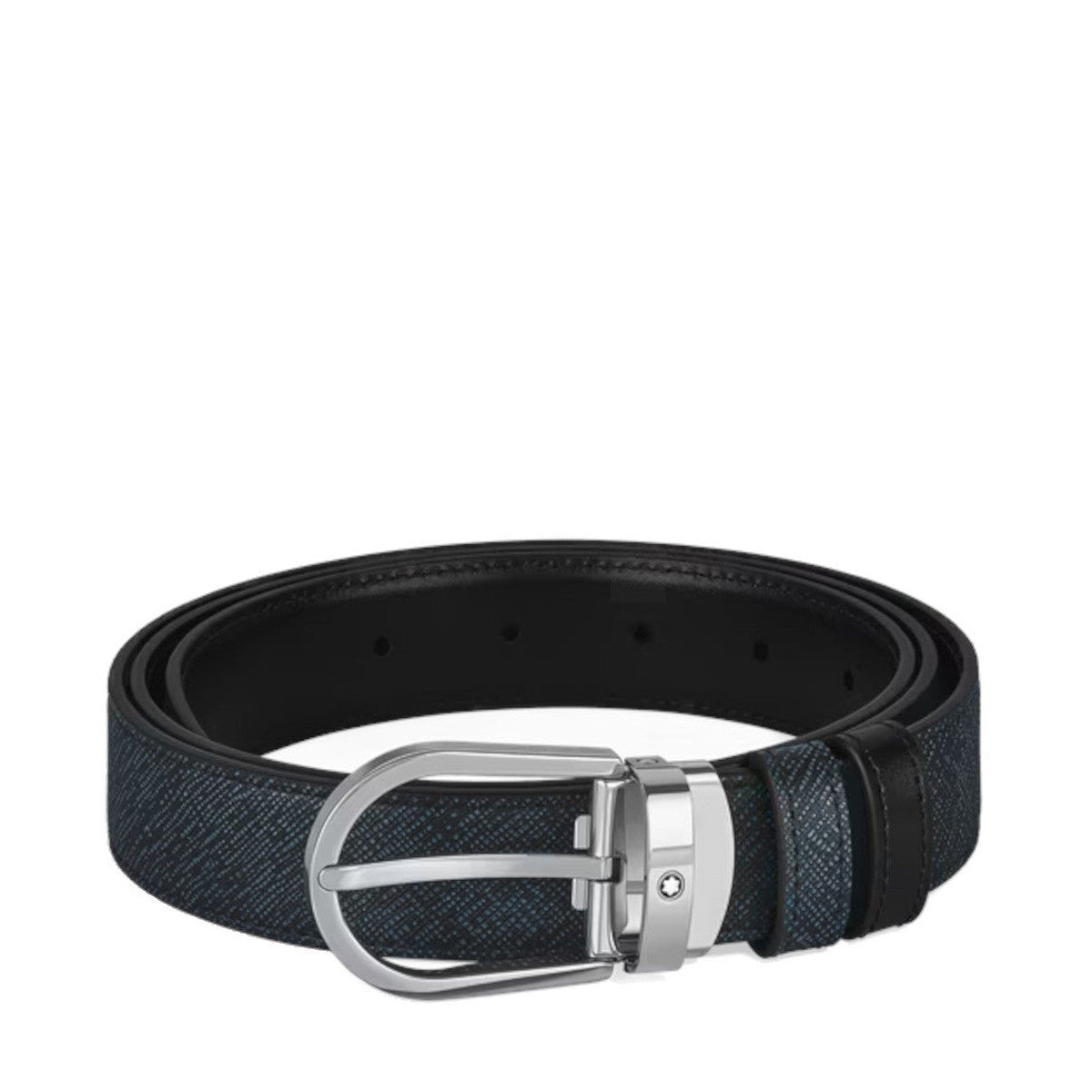 Ceinture Réversible Montblanc Horseshoe 30 mm en Cuir Sartorial
