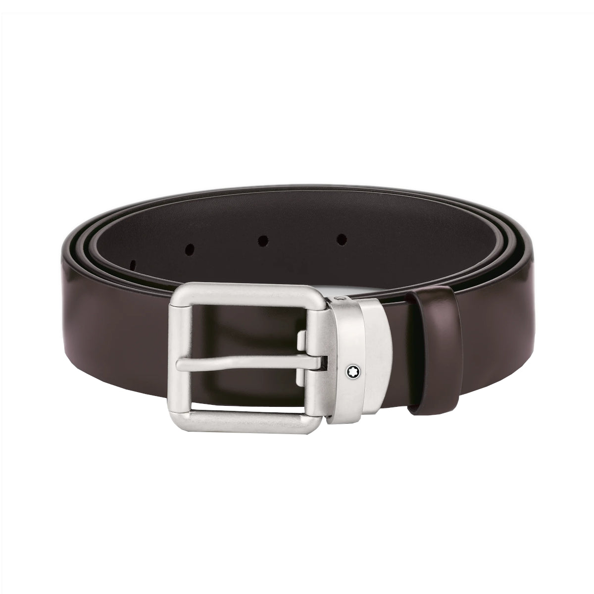 Ceinture de 30mm En Cuir Marron Brossé