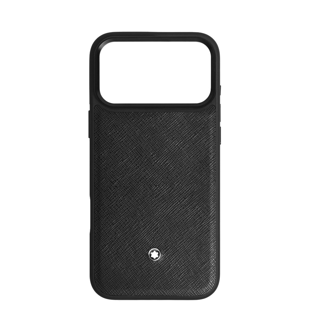 Custodia rigida per iPhone 18 Pro Montblanc Sartorial nera 