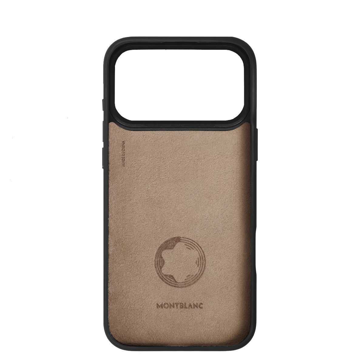 Custodia rigida per iPhone 18 Pro Montblanc Sartorial nera 