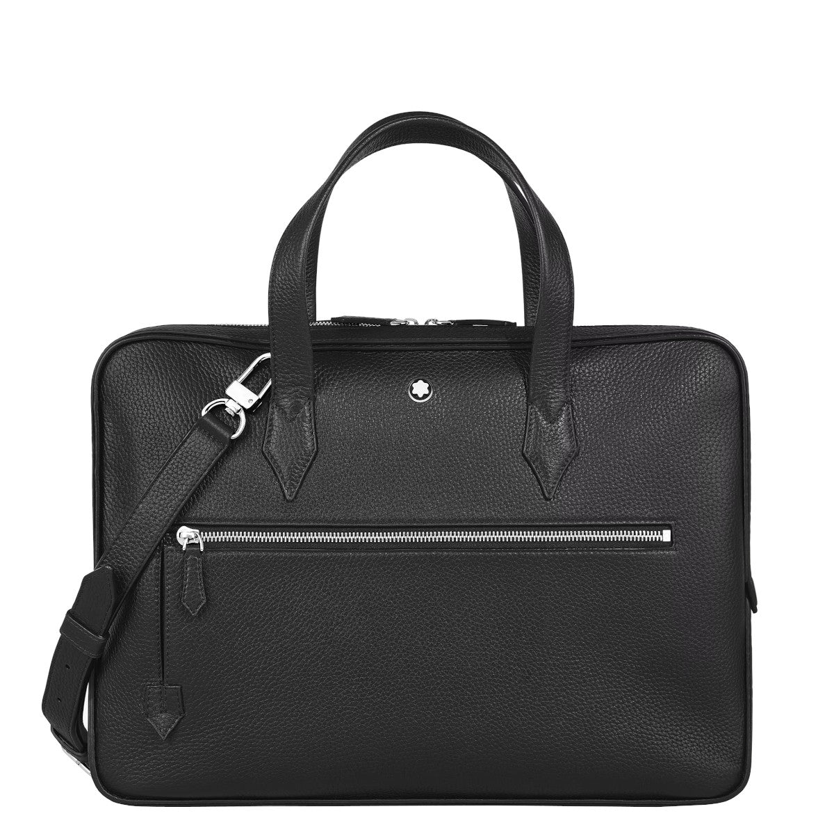 Portadocumenti sottile Montblanc Companion in pelle granata nera 