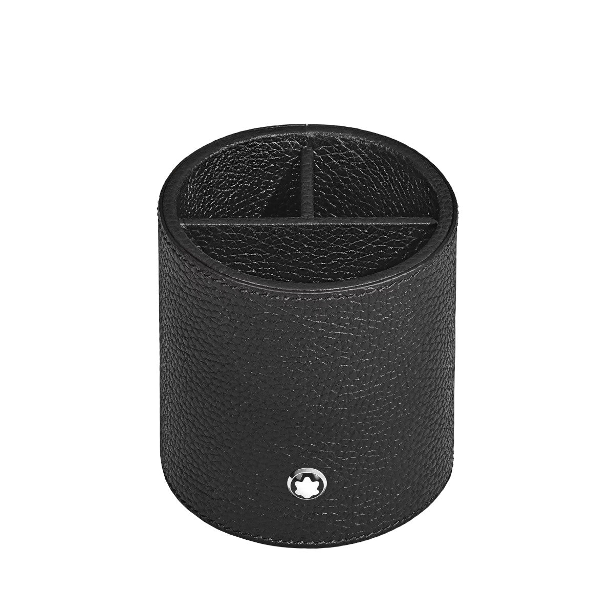 Large Round Desk Pad montblanc Black Grained 