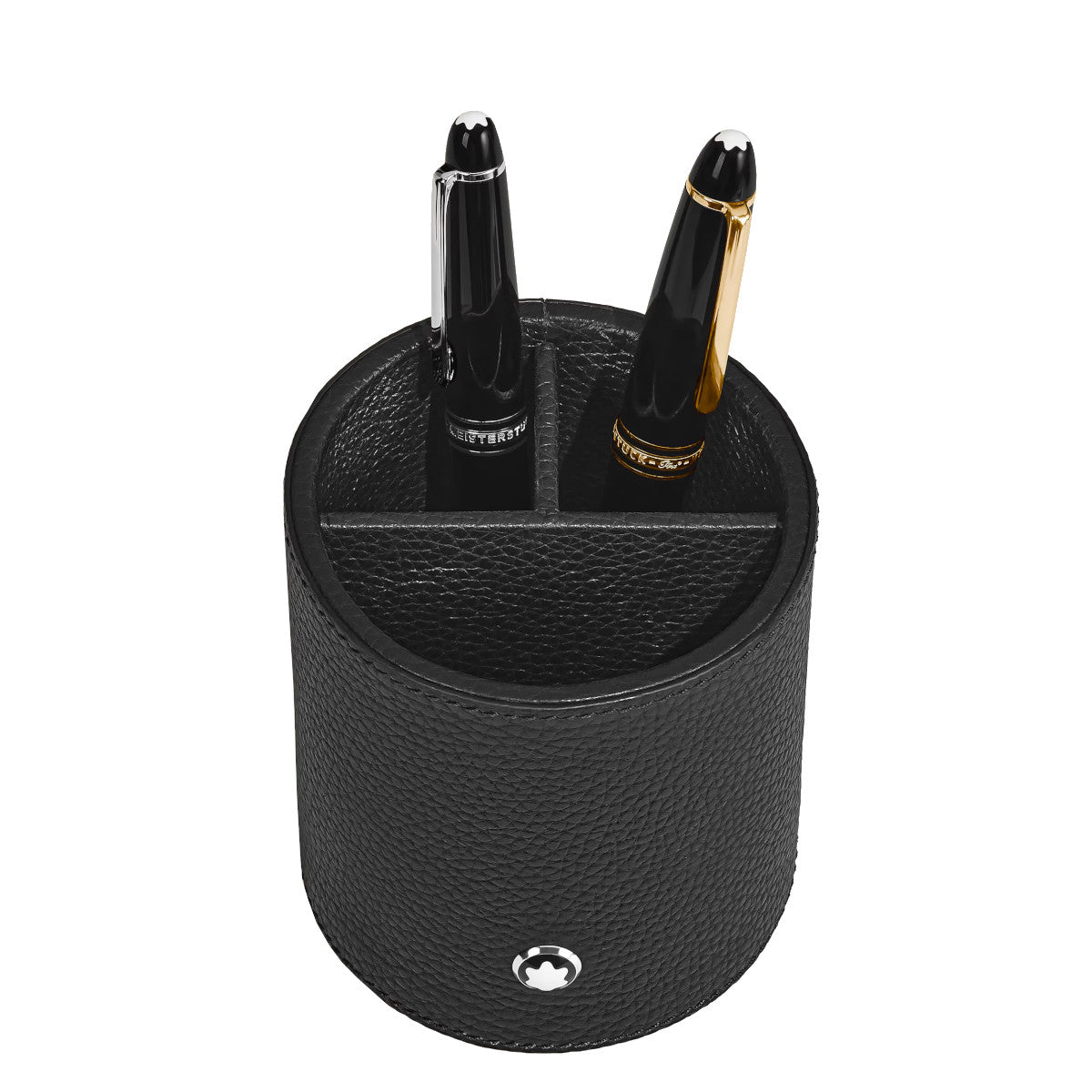 Large Round Desk Pad montblanc Black Grained 