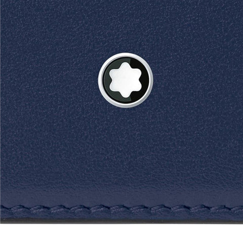 Porte-cartes 3cc Meisterstück en bleu encre de Montblanc