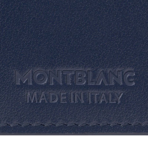 Porte-cartes 4cc Meisterstück en bleu encre de Montblanc