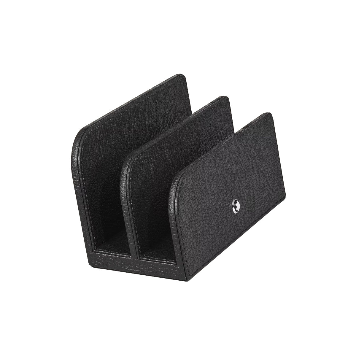 Porte-lettres Montblanc en Cuir Grainé Noir
