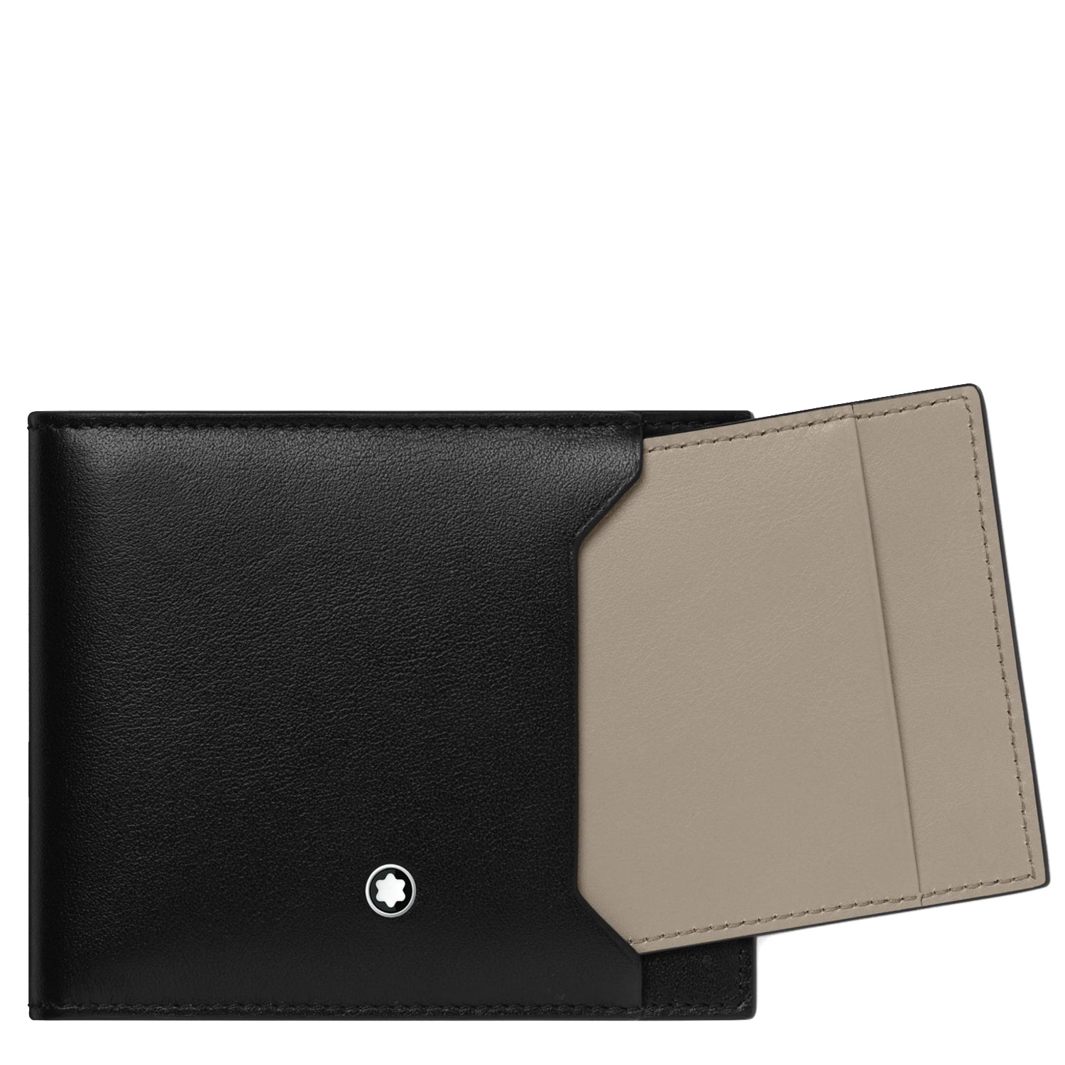 Portefeuille 6cc avec porte-cartes amovible Meisterstück Selection Soft