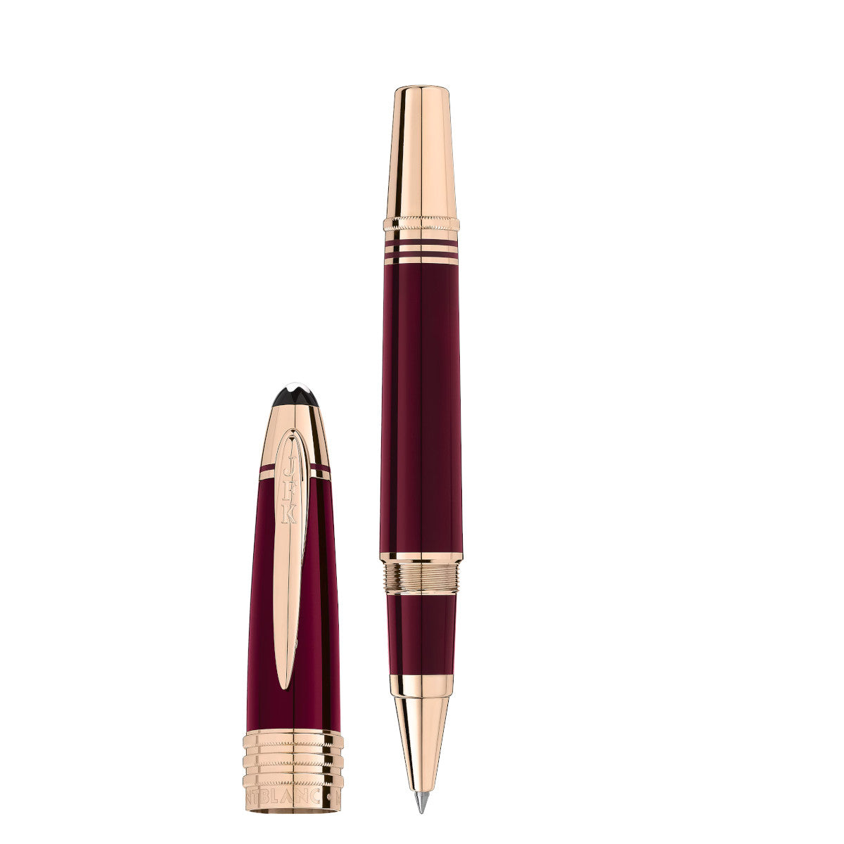 Rollerball Montblanc Great Characters John F. Kennedy Edizione Speciale Rosso Bordeaux 