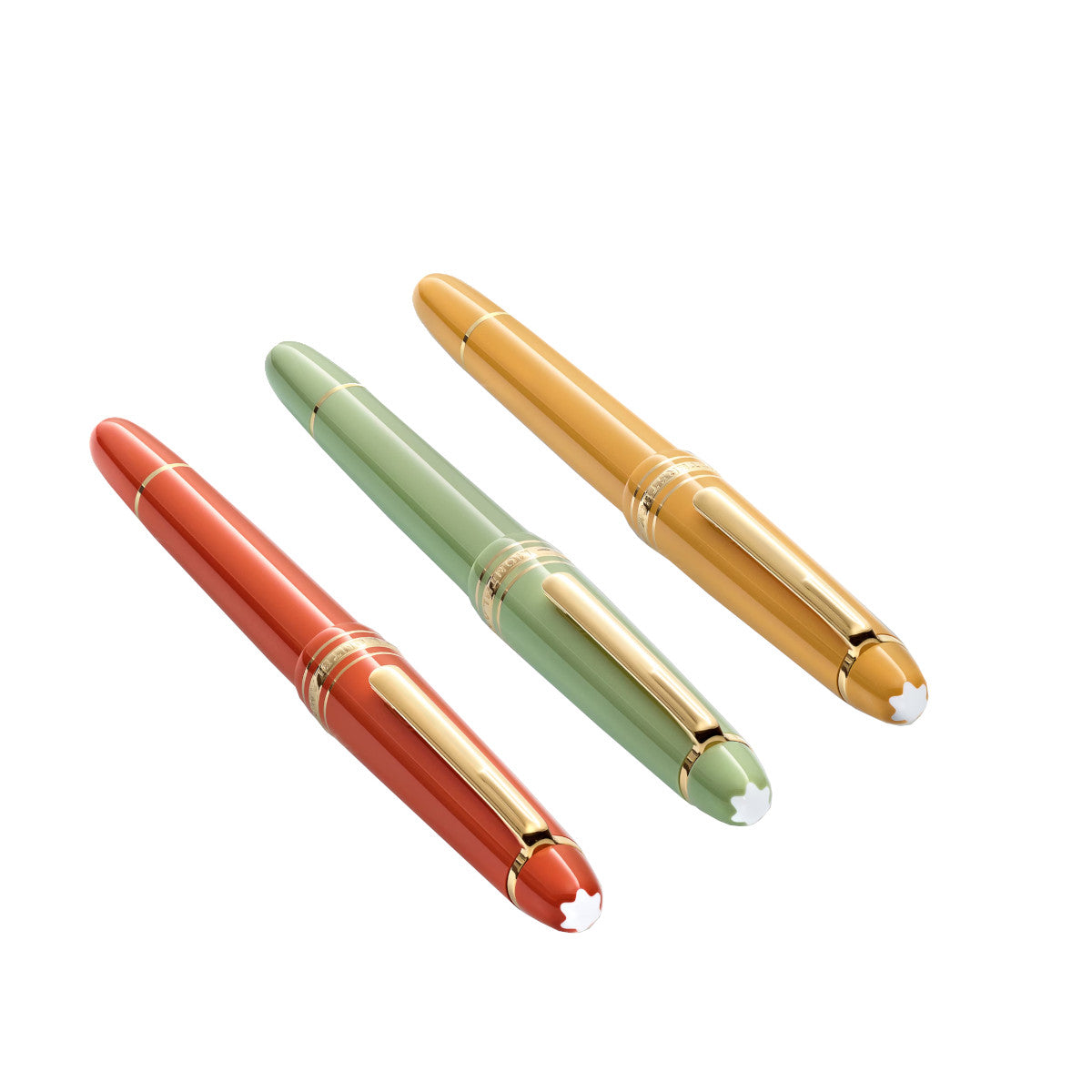 Set avec Stylos-Plume Montblanc Meisterstück Bloom Doré