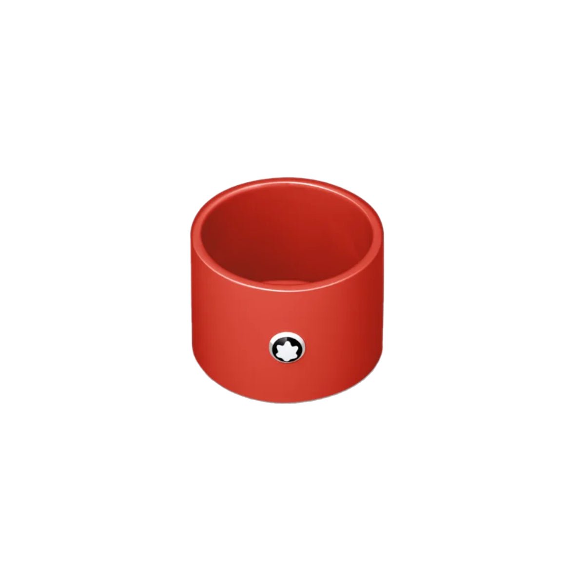 Accessoire de bureauMontblancPlateau de bureau rond laqué en teinte corail Montblanc (petit)