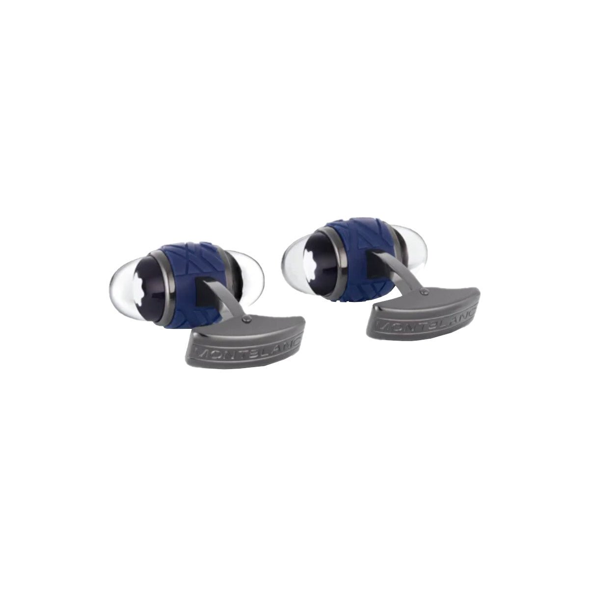 Boutons de manchetteMontblancBoutons de manchette Montblanc StarWalker en acier et laque