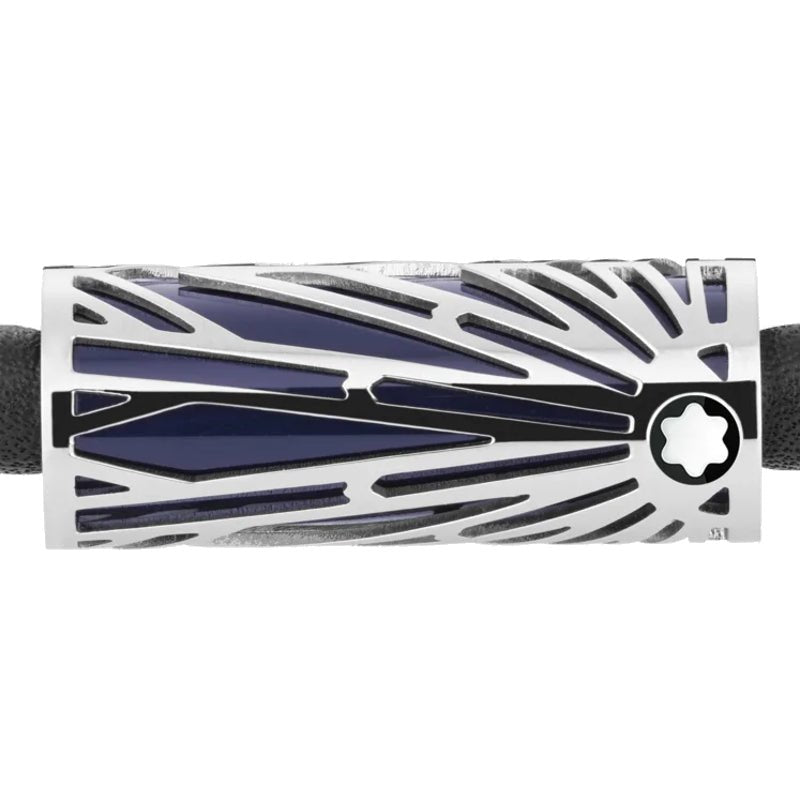 Bracelet hommeMontblancBracelet de la collection Montblanc Meisterstück The Origin, en bleuS