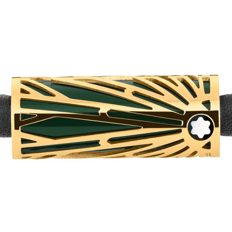 Bracelet hommeMontblancBracelet de la collection Montblanc Meisterstück The Origin, laqué vertS