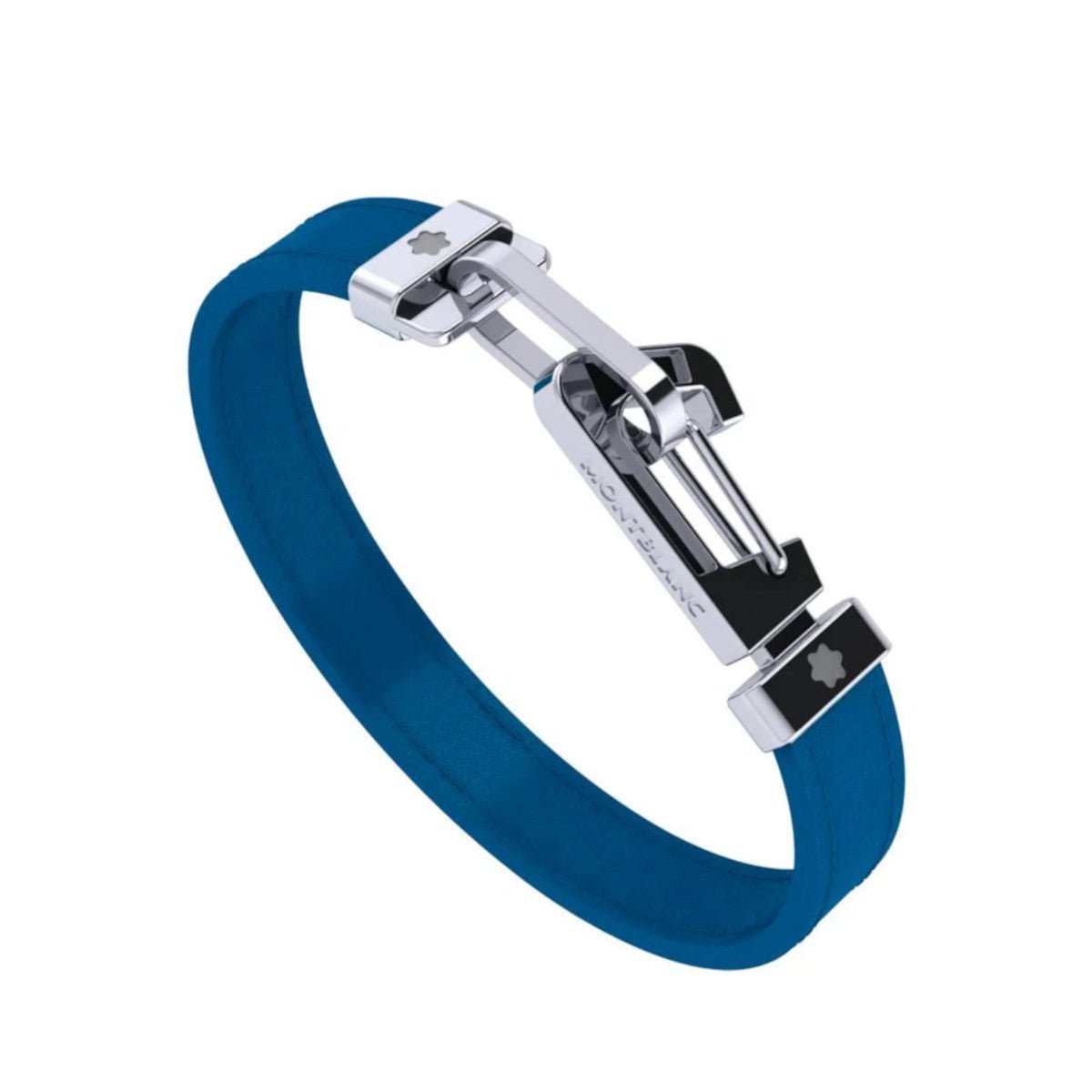 Bracelet hommeMontblancBracelet homme Montblanc Wrap Me en cuir bleuS