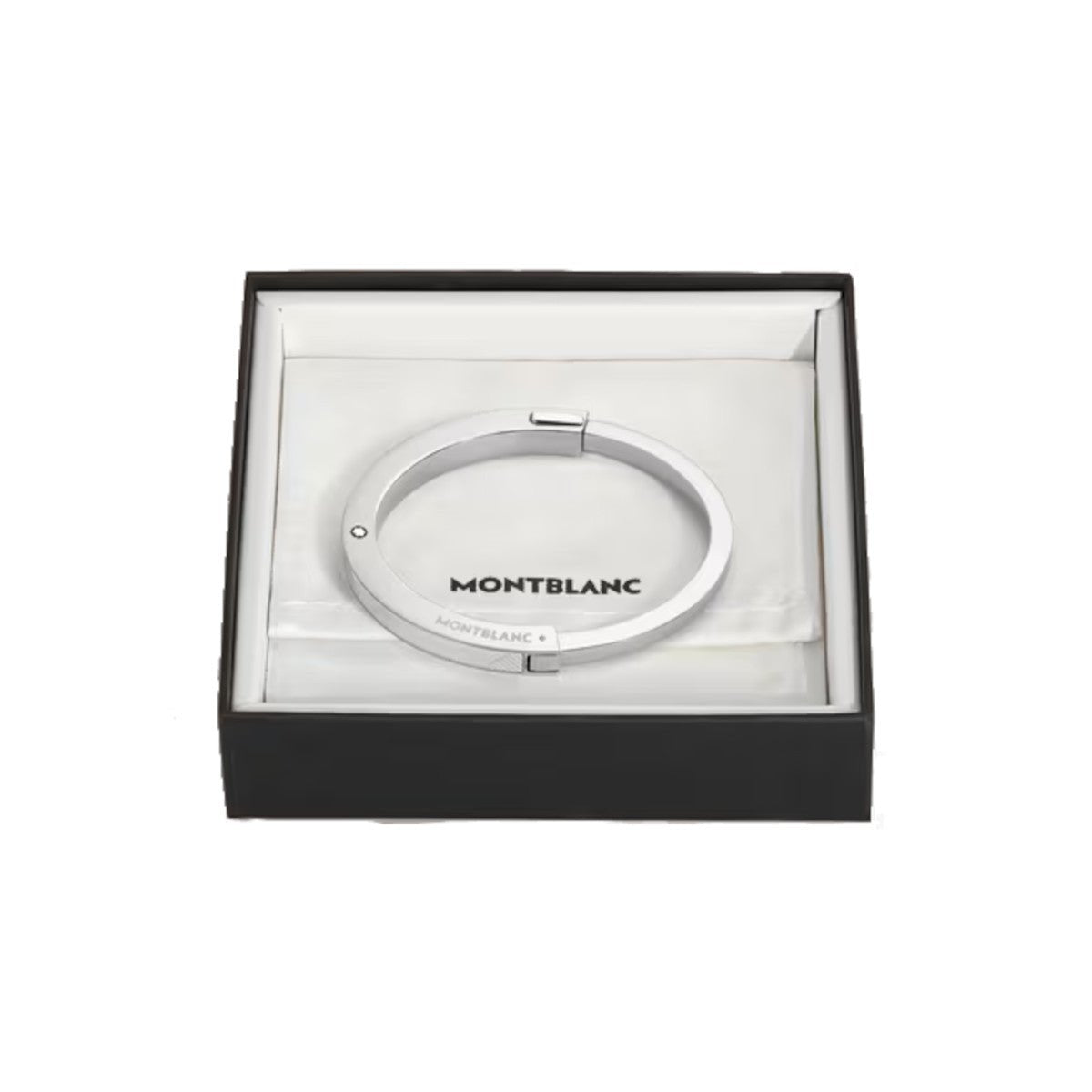 Montblanc Bangle Bracelet in Steel with Extreme Pattern