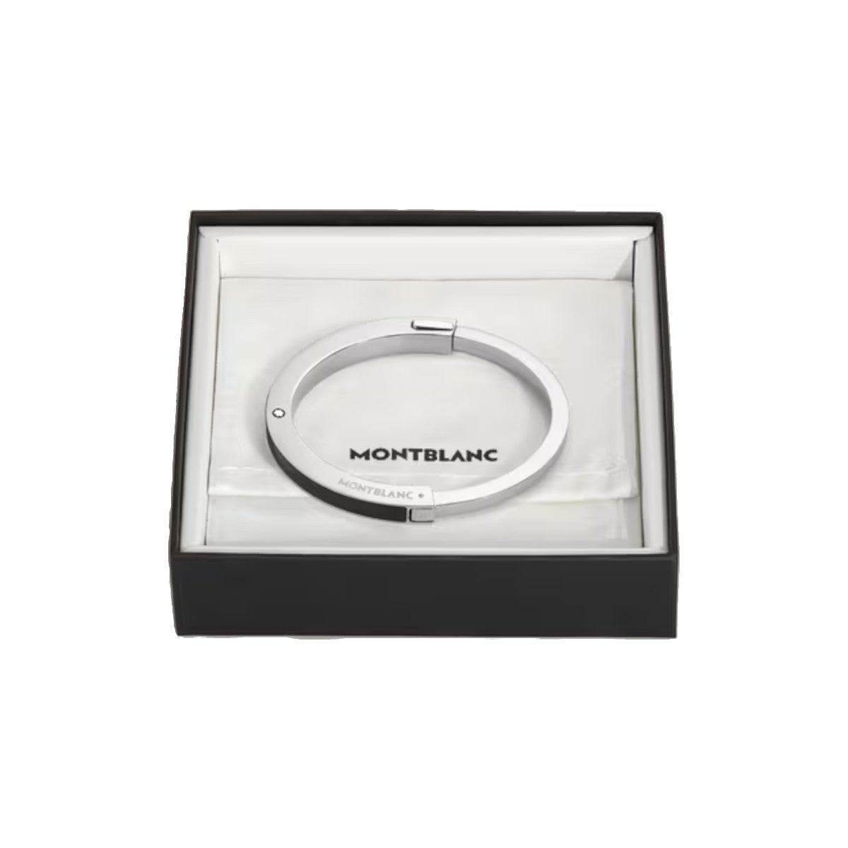 Montblanc Bangle Bracelet in Steel with Extreme Pattern