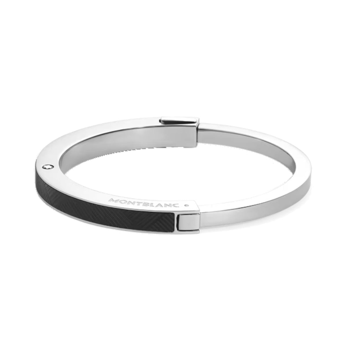 Montblanc Bangle Bracelet in Steel with Extreme Pattern