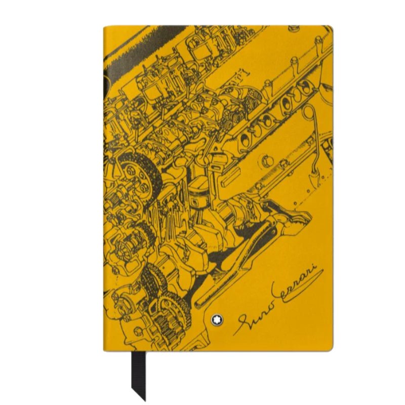 Carnet de noteMontblancCarnet #146 petit format, Montblanc Great Characters Enzo Ferrari, Giallo Modena - Ligné