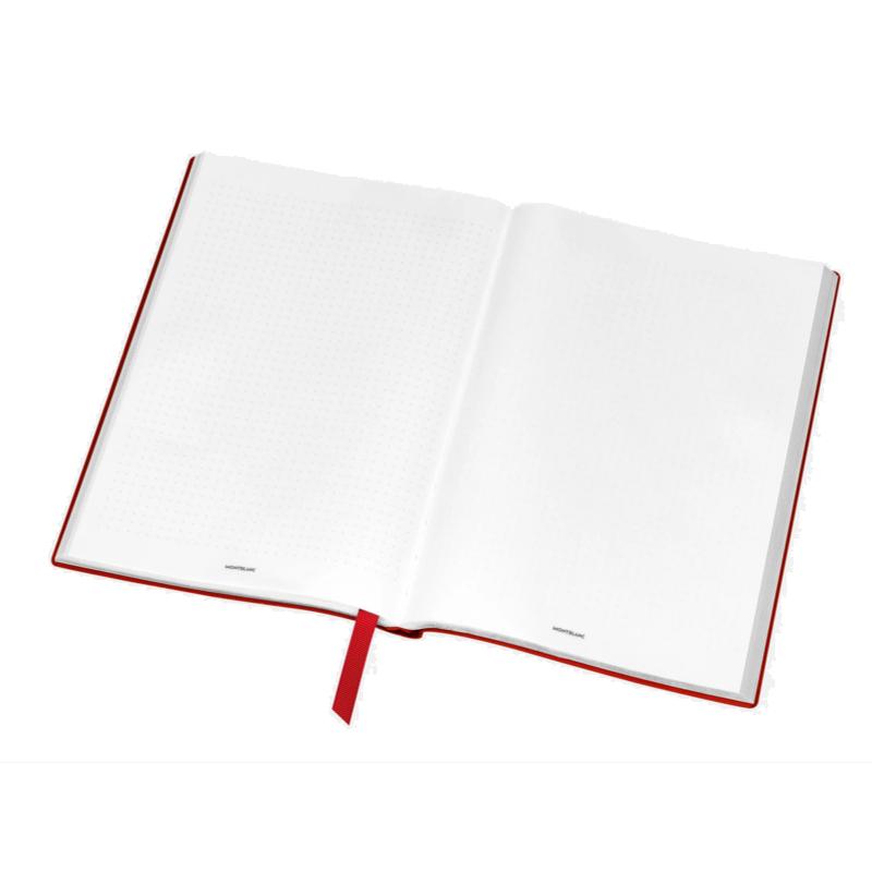 Carnet de noteMontblancCarnet #163, Montblanc Format moyen, rouge , Ligné