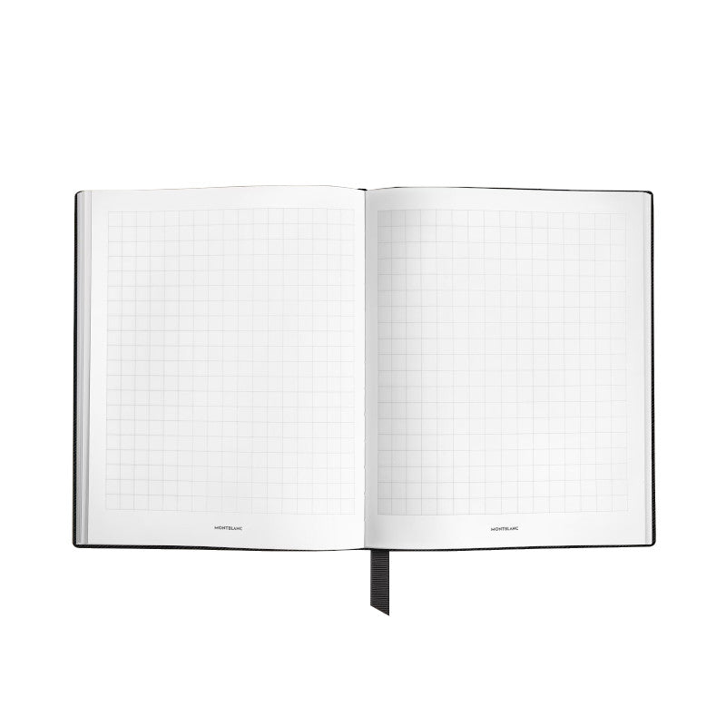 Large Format Notebook in Embossed Croco Leather, Lined Pages