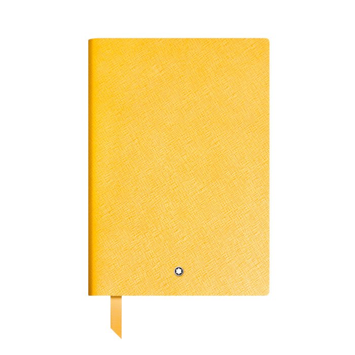 Medium-sized leather Montblanc notebook Sartorial, lined pages