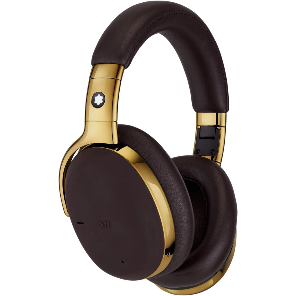 Casque audio sans filMontblancCasque over - ear Montblanc MB 01 marron : L’élégance sonore
